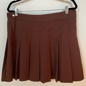 Y2K pleated mini skirt